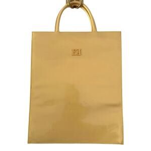 Vintage Escada The Boulevard Shopper Handbag gold never used